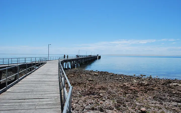Port Victoria jetty, where the trail begins