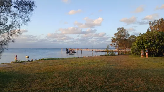Amity Point swimming enclosure
