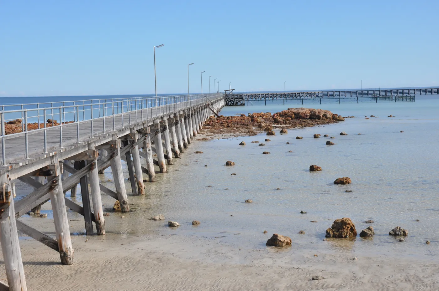 Moonta Bay Jetty swimming enclosure