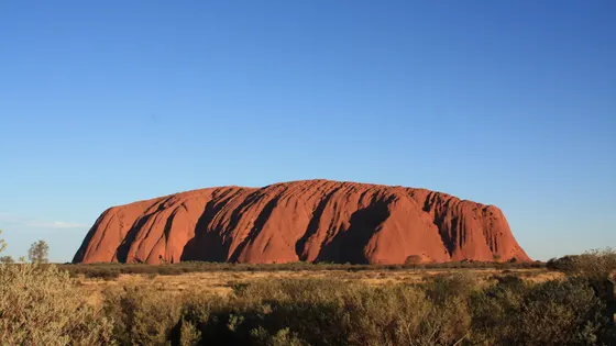 Uluṟu car sunset viewing area