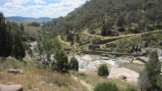 Adelong Falls Gold Mill Ruins