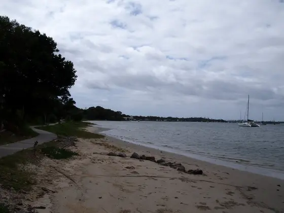Near Charlie Ryan Park playground, Iluka
