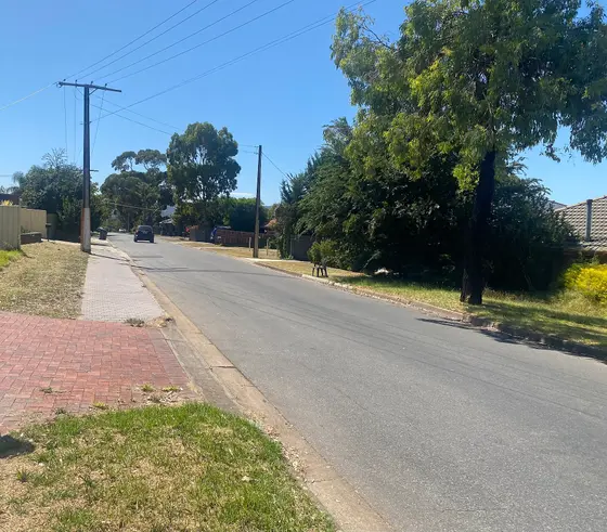 Near Sir Frank Berryman Reserve playground, Modbury