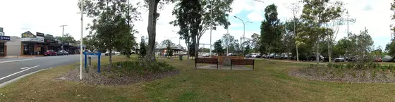 Near Vietnam Memorial Garden playground, Landsborough