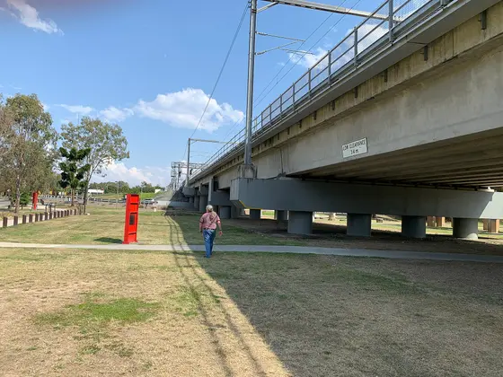 Near Leis Park playground, Lawnton