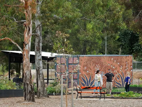 Near Bowden Village Park playground, Bowden