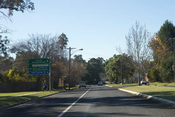 Near Robertson Park playground, Mudgee