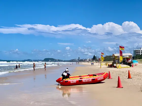 Near Ken Mansbridge Park playground, Mermaid Beach