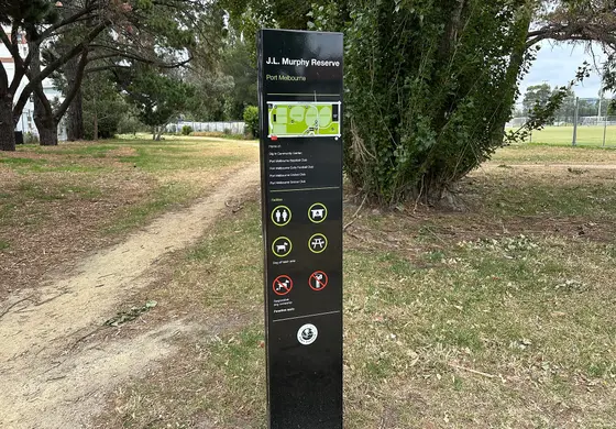 Near Cyril Letts Reserve playground, Port Melbourne