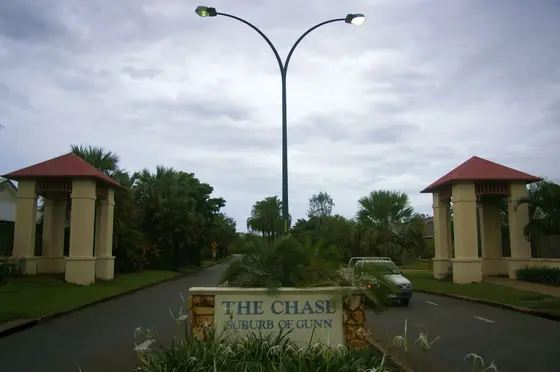 Near Gager Park playground, Gunn