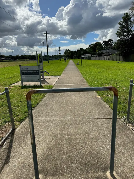 Near Topin Park playground, Moorebank