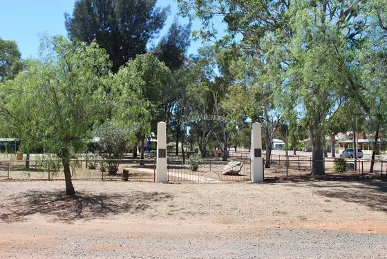 Near Tallimba Memorial Park playground, Tallimba