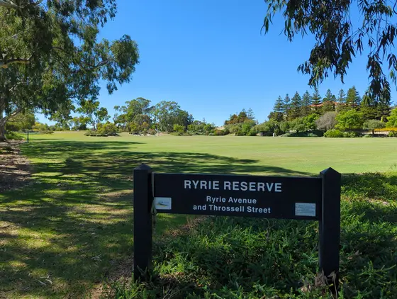 Near Ryrie Avenue Reserve playground, Como