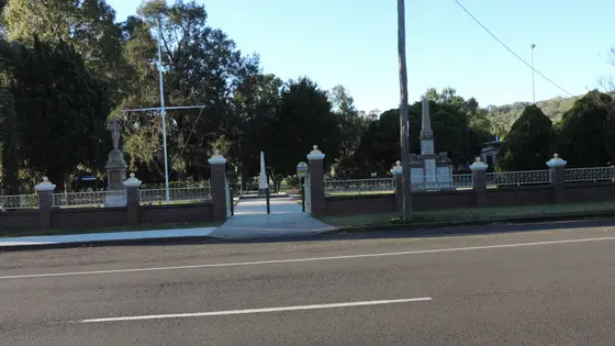Near Stuart Henry Memorial Park playground, Allora