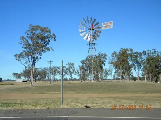 Near Lions Park Millmerran playground, Millmerran