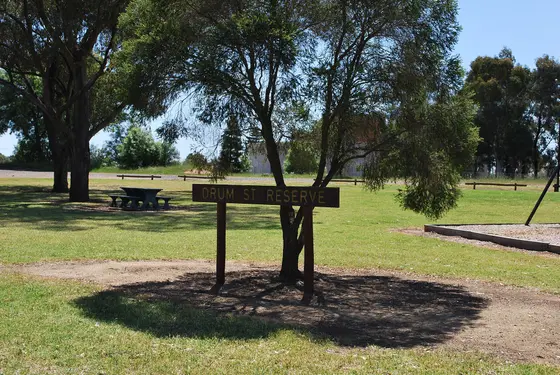 Near Drum Street Reserve playground, Kyabram