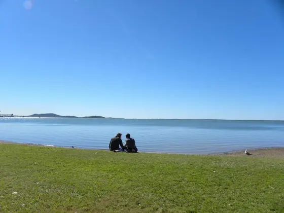 Near Barney Pt Park playground, Barney Point