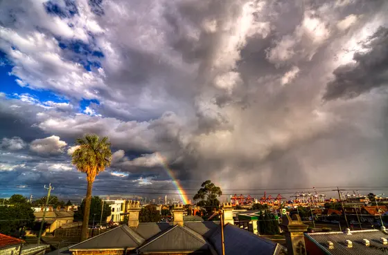 Near Ercildoune Reserve playground, Footscray