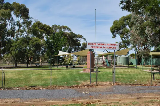 Near Culgoa Memorial Park playground, Culgoa