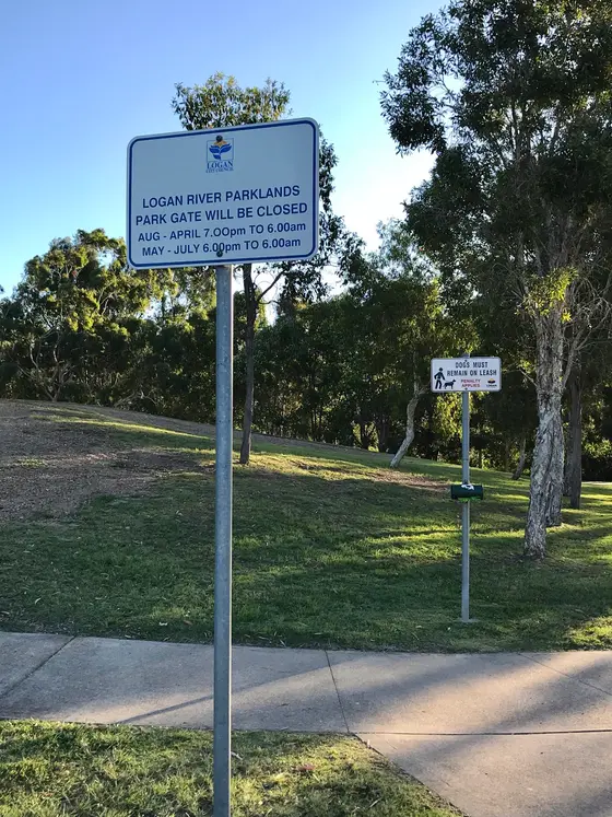 Near Logan River Parkland playground, Loganholme