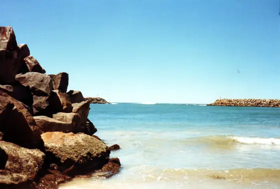 Near Pilot Beach Reserve playground, Camden Head