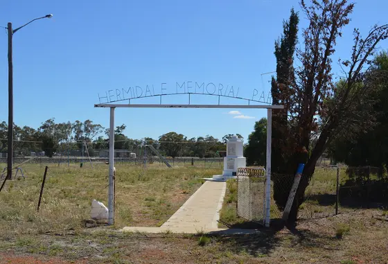 Near Hermidale Memorial Park playground, Hermidale