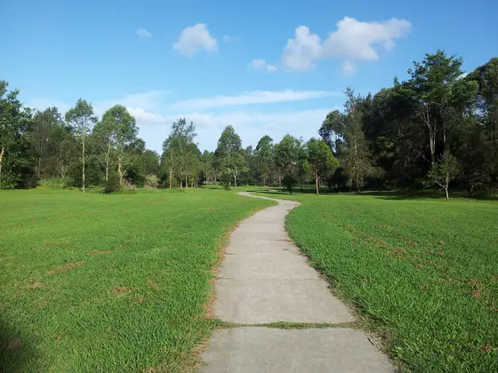 Near Franklin Flats Parkland playground, Mudgeeraba