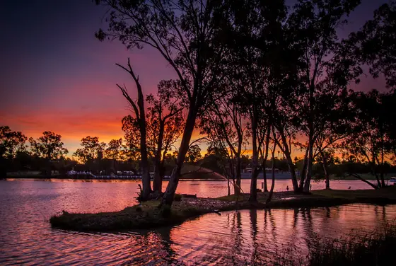 Near Ornamental Lakes Park Playground, Mildura