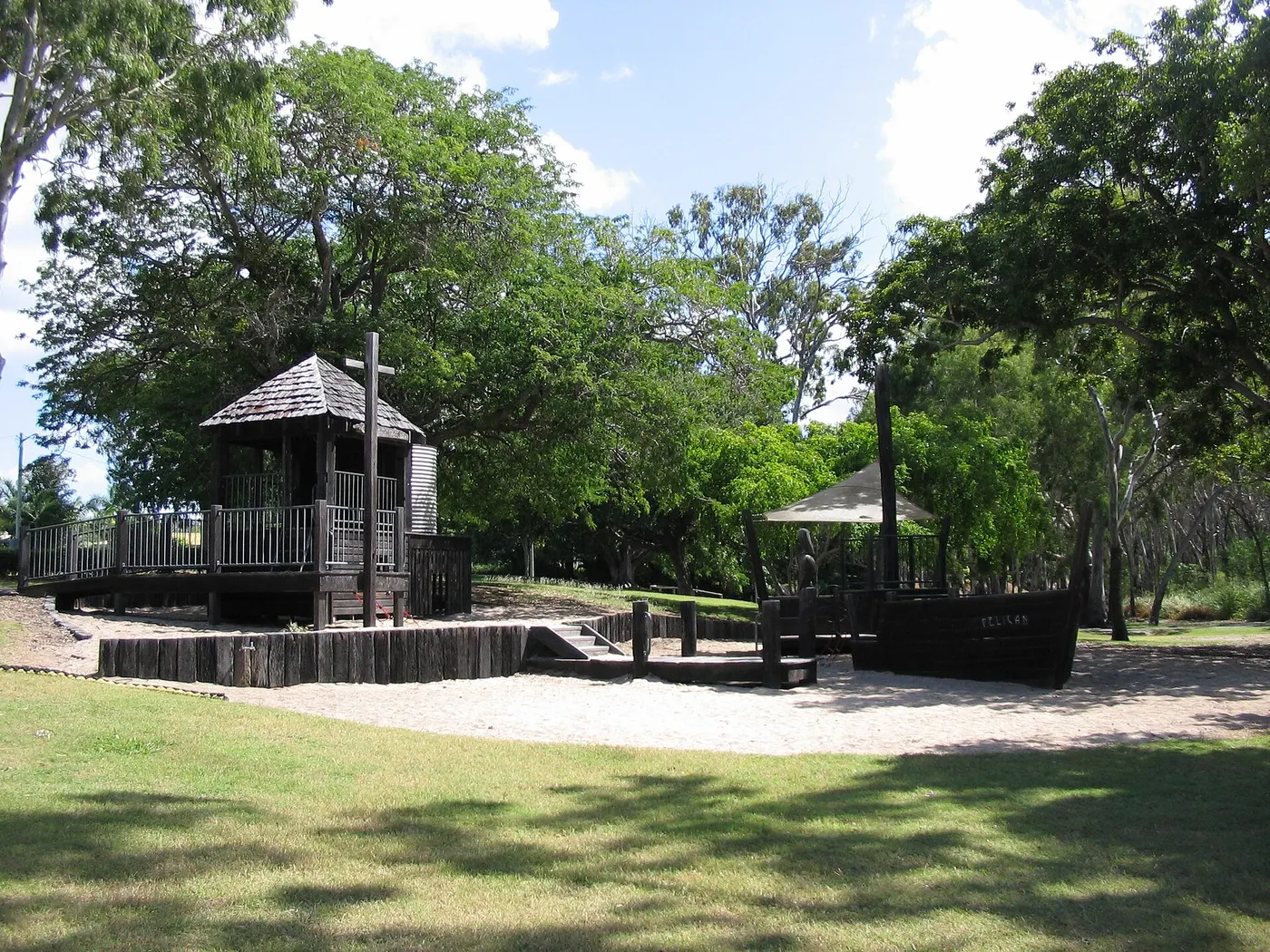 Wyndham Park Heritage Site playground, Boyne Island