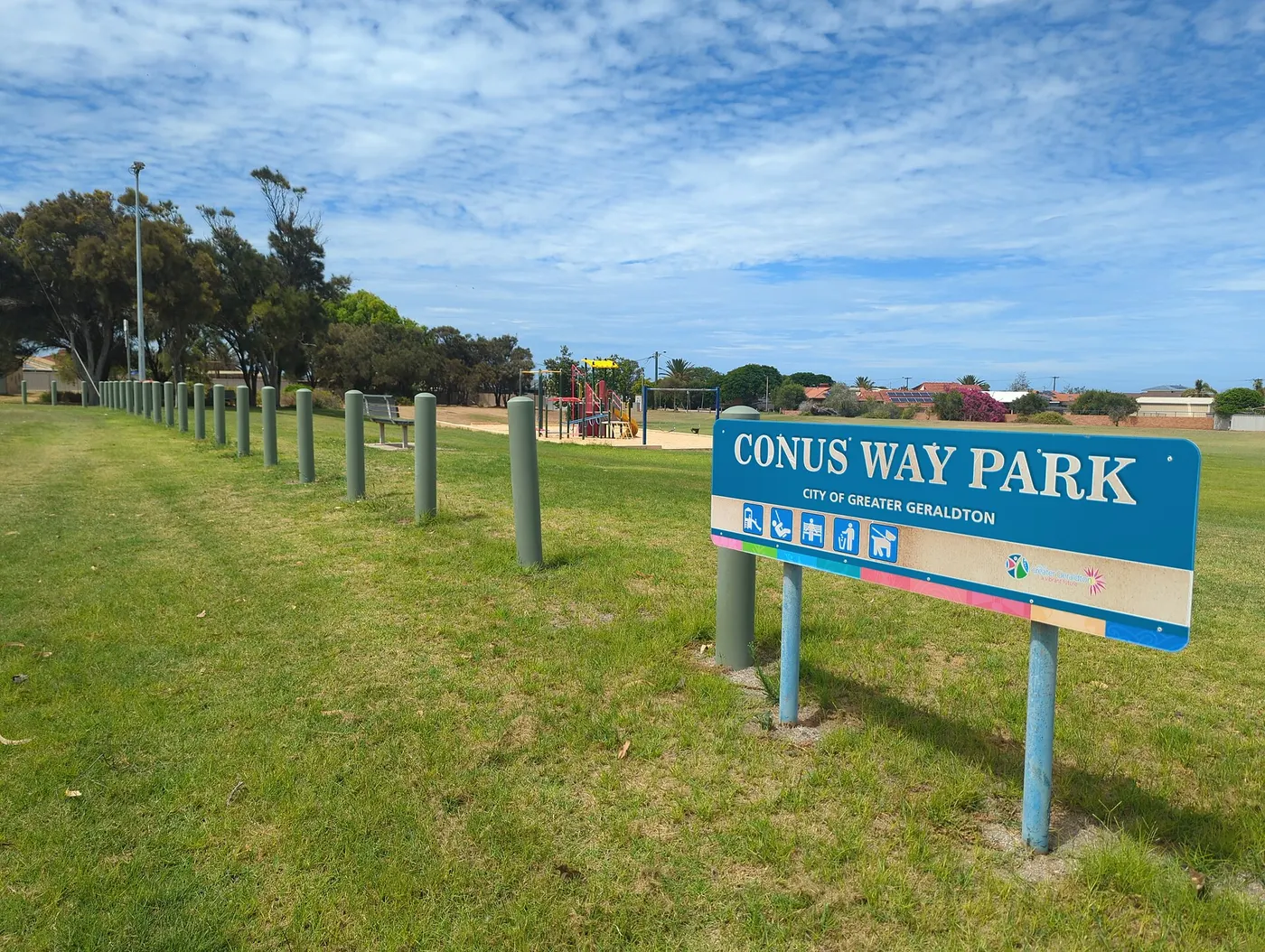 Conus Park playground, Sunset Beach