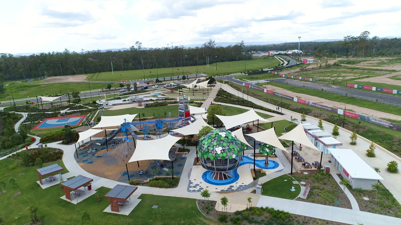 Flagstone Regional Park playground, Flagstone