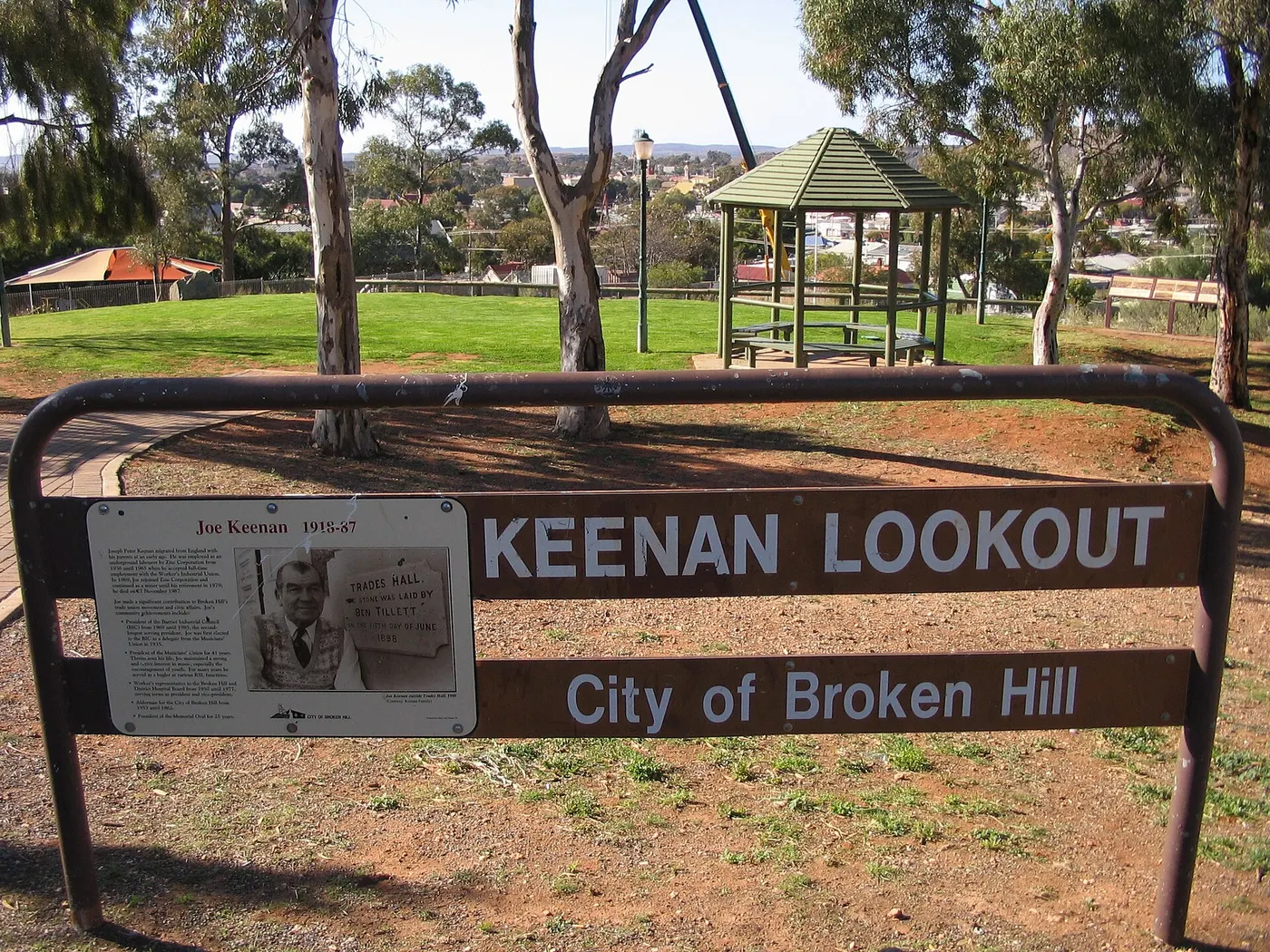 John Keenan Lookout playground, Broken Hill