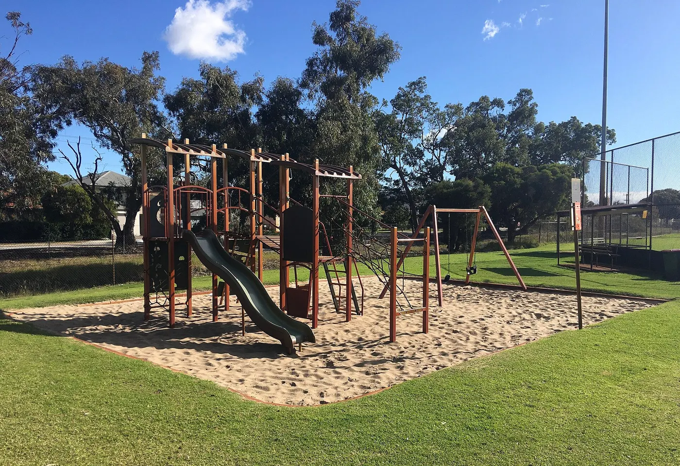 Birkett Reserve playground, Bedford