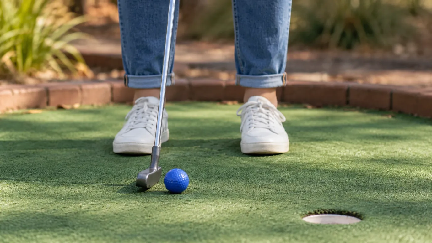 Mini golf illustration