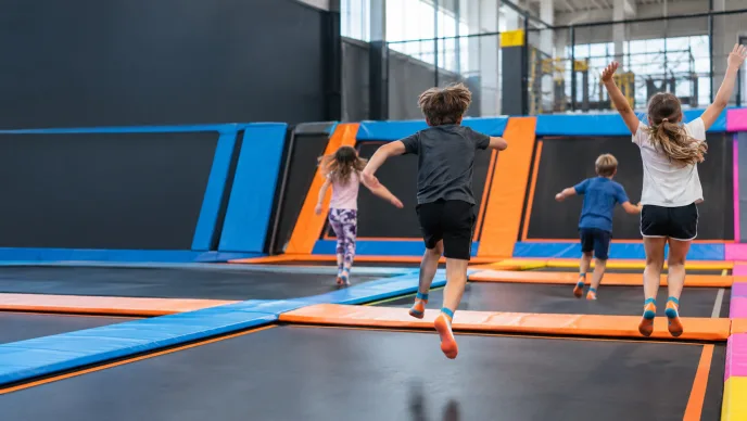 Trampolines illustration