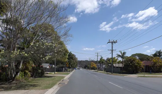 Photo of Addison Road in Camira, City of Ipswich, Queensland, Australia.