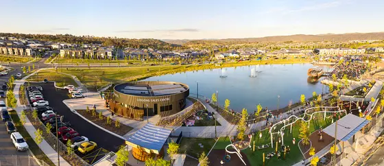 Photo of Googong from a birds eye view