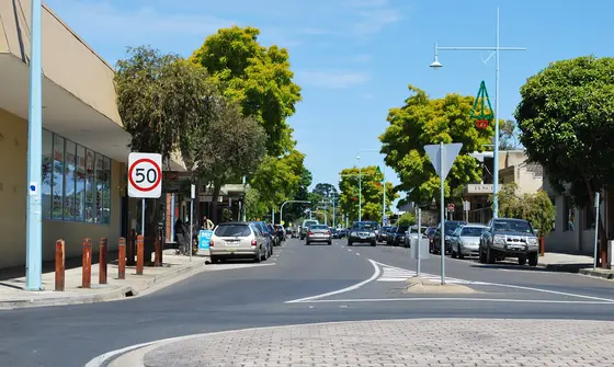 Main street of en:Hastings, Victoria