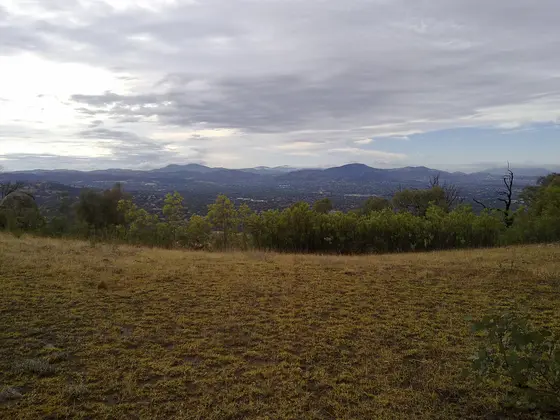 Looking toward Kambah and Wanniassa from Mount Taylor in the Australian Capital Territory (ACT).