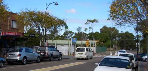 Kirrawee Station taken from main shopping village