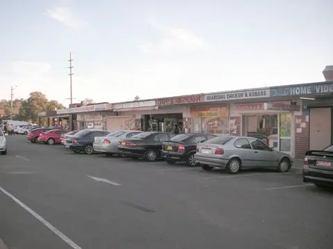 Lurnea Plaza on Hill Road at Lurnea, NSW