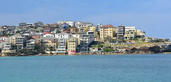North Bondi clifftop homes.