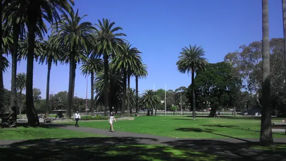 Redfern Park with Redfern Oval in the background (October 2014)