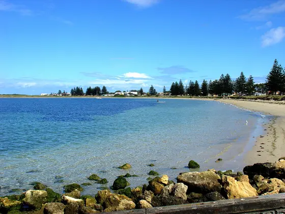 View of Safety Bay, Western Australia, looking from south to north