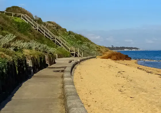 Sandringham beach, Victoria, Australia, 7 July 2015