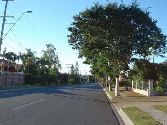 Photo of Ham Road at Wishart, Brisbane, Queensland, Australia.